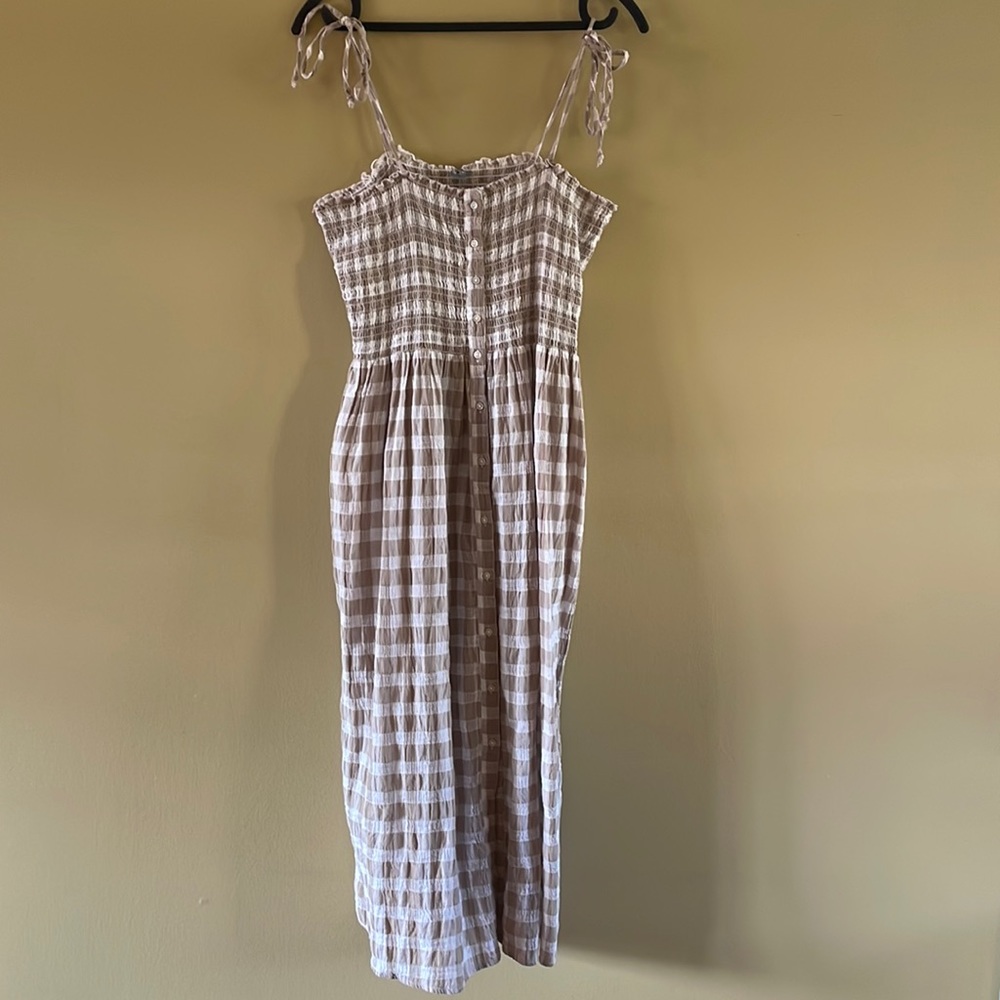 Aerie Gingham Dress size Medium